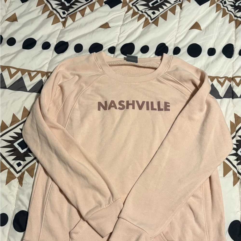 MV Sport Peach Crew Neck Sweater